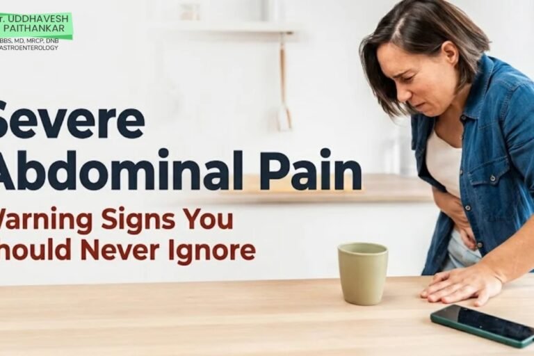 warning signs of abdominal pain
